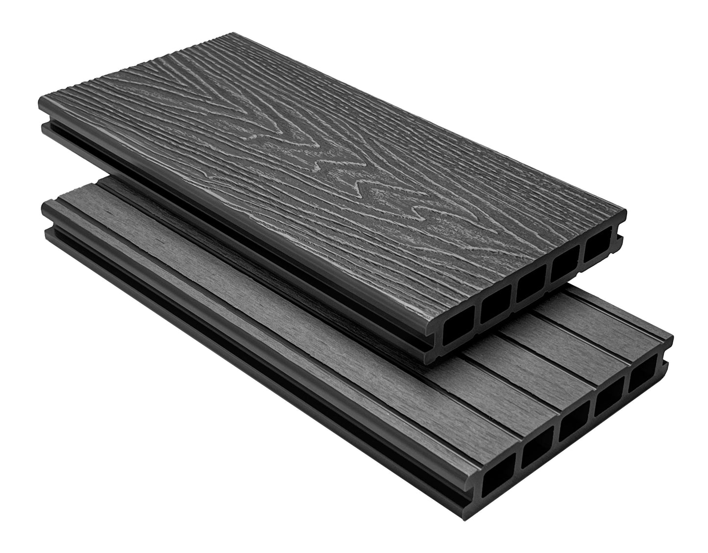 Composite Decking Boards - 3.6m - Grey - Designer Collection