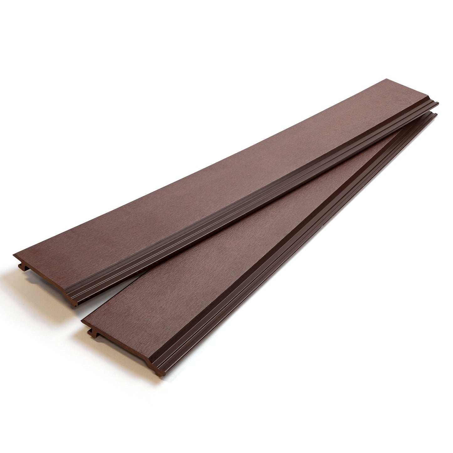 2.9m Exterior Shiplap Cladding Boards - Dark Brown