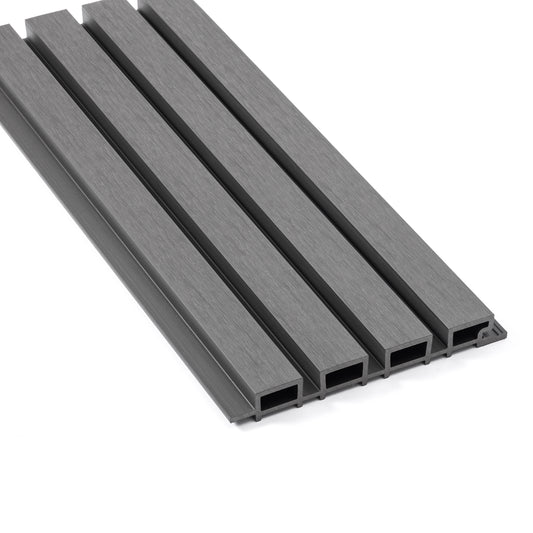2.9m Exterior Slat Cladding Boards - Anthracite Grey