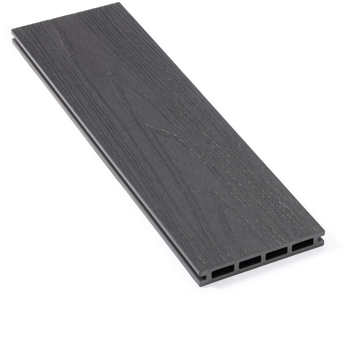 Composite Decking Boards - 3.6m - Charcoal Black - Premium Collection