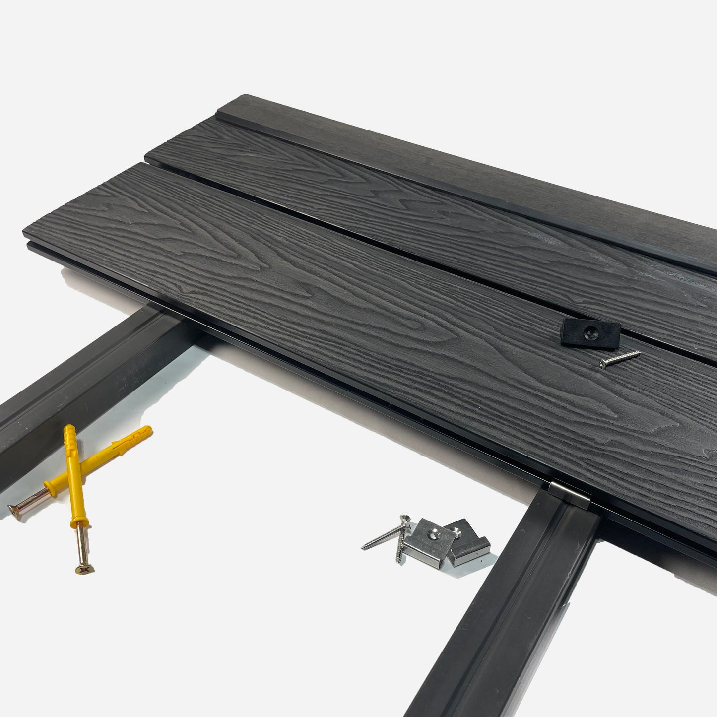Composite Decking Kit with Light Weight Joist — Complete Durable Outdoor Decking System