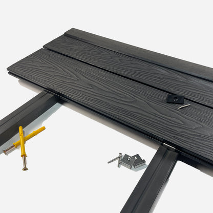 Composite Decking Kit with Light Weight Joist — Complete Durable Outdoor Decking System