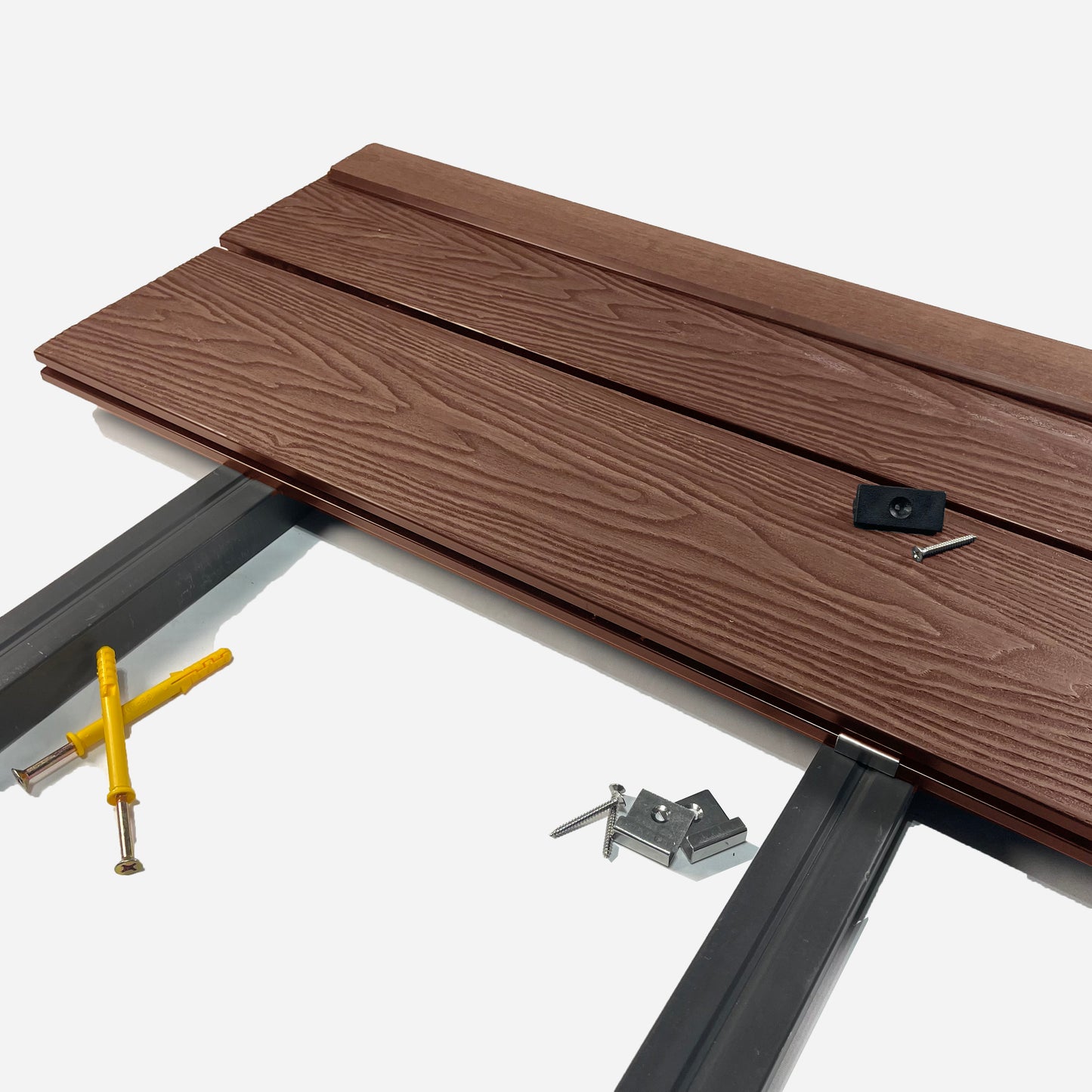 Composite Decking Kit with Light Weight Joist — Complete Durable Outdoor Decking System