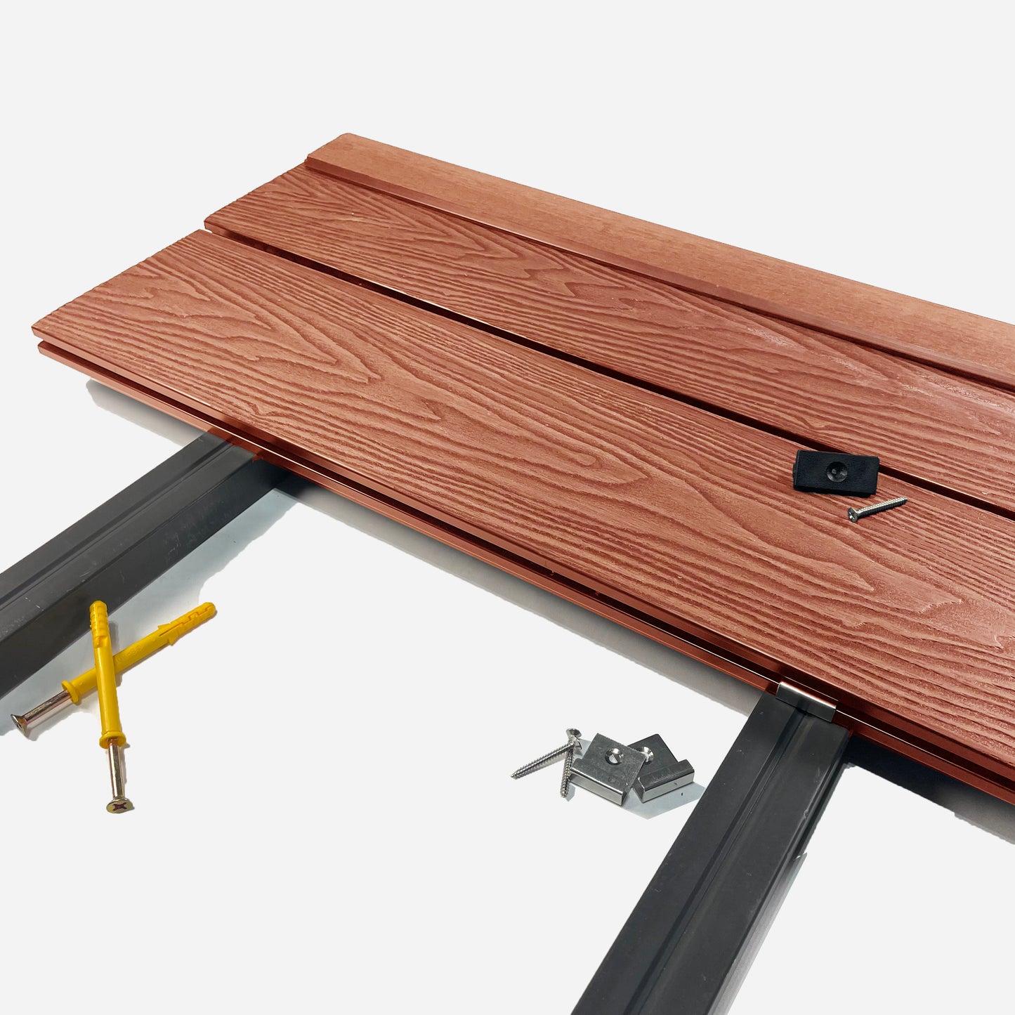 Composite Decking Kit with Light Weight Joist — Complete Durable Outdoor Decking System