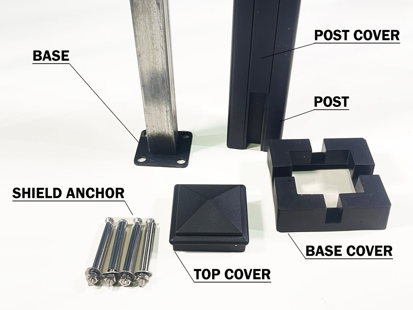 EasyComposite™ 1.8m(H) Fencing Post Kit