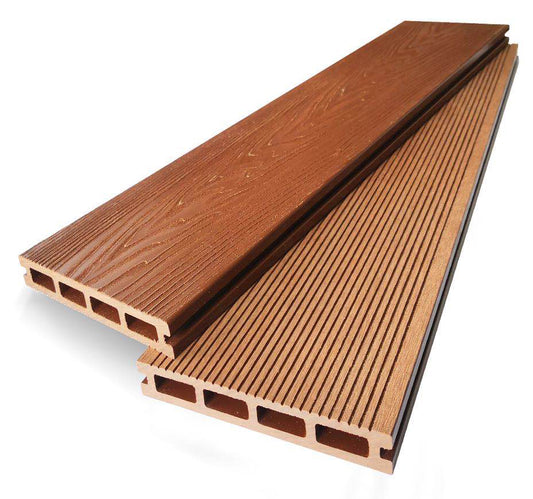 Composite Decking Boards - 3.6m - Teak - Classic Collection