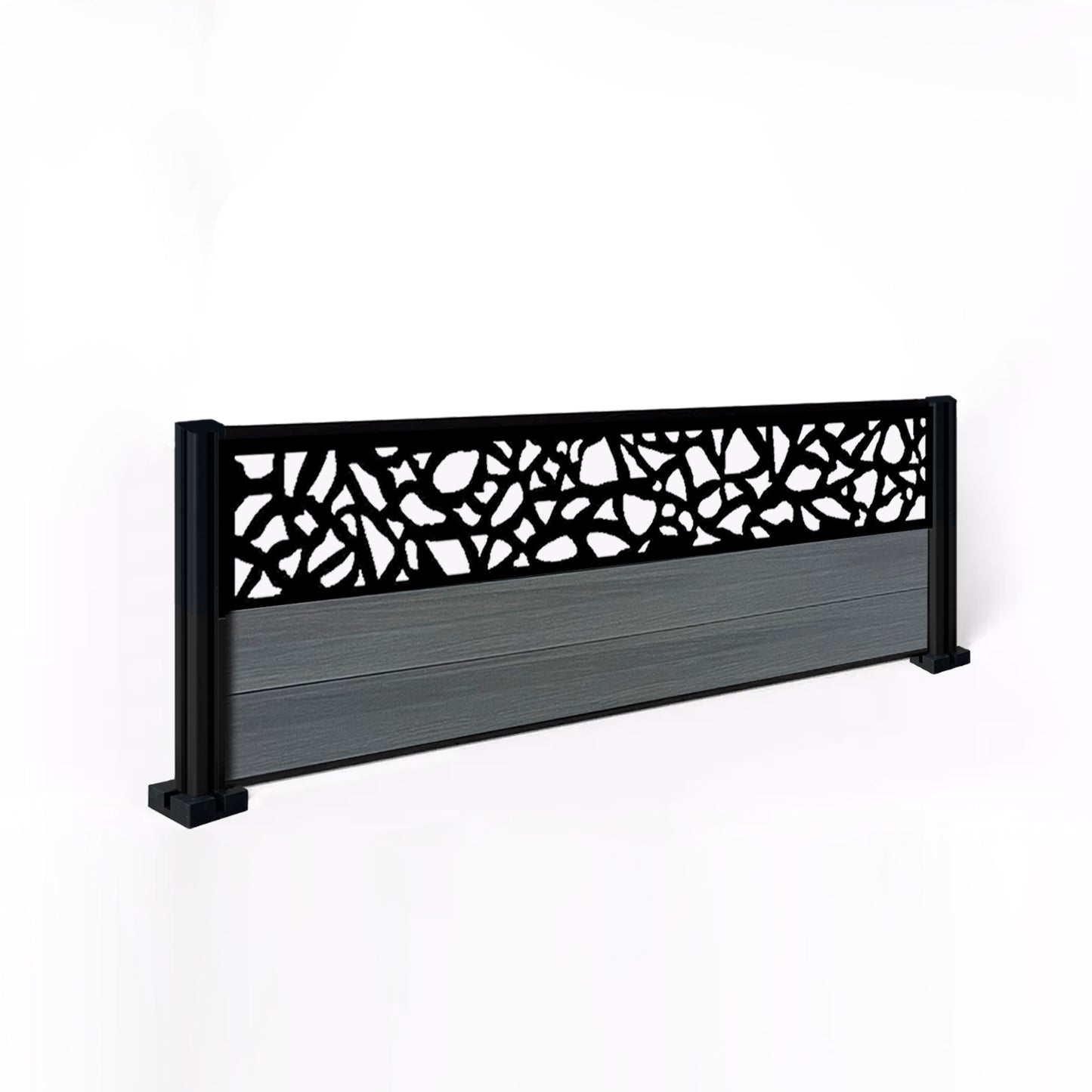 Composite Fence Kit - with Pebble Trellis