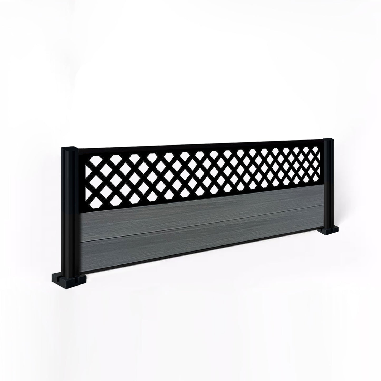 Composite Fence Kit - with Wave Trellis