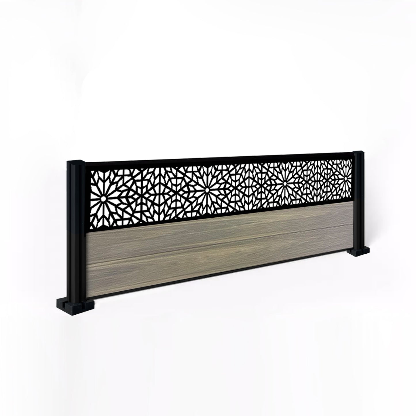 Composite Fence Kit - with Morocco Trellis