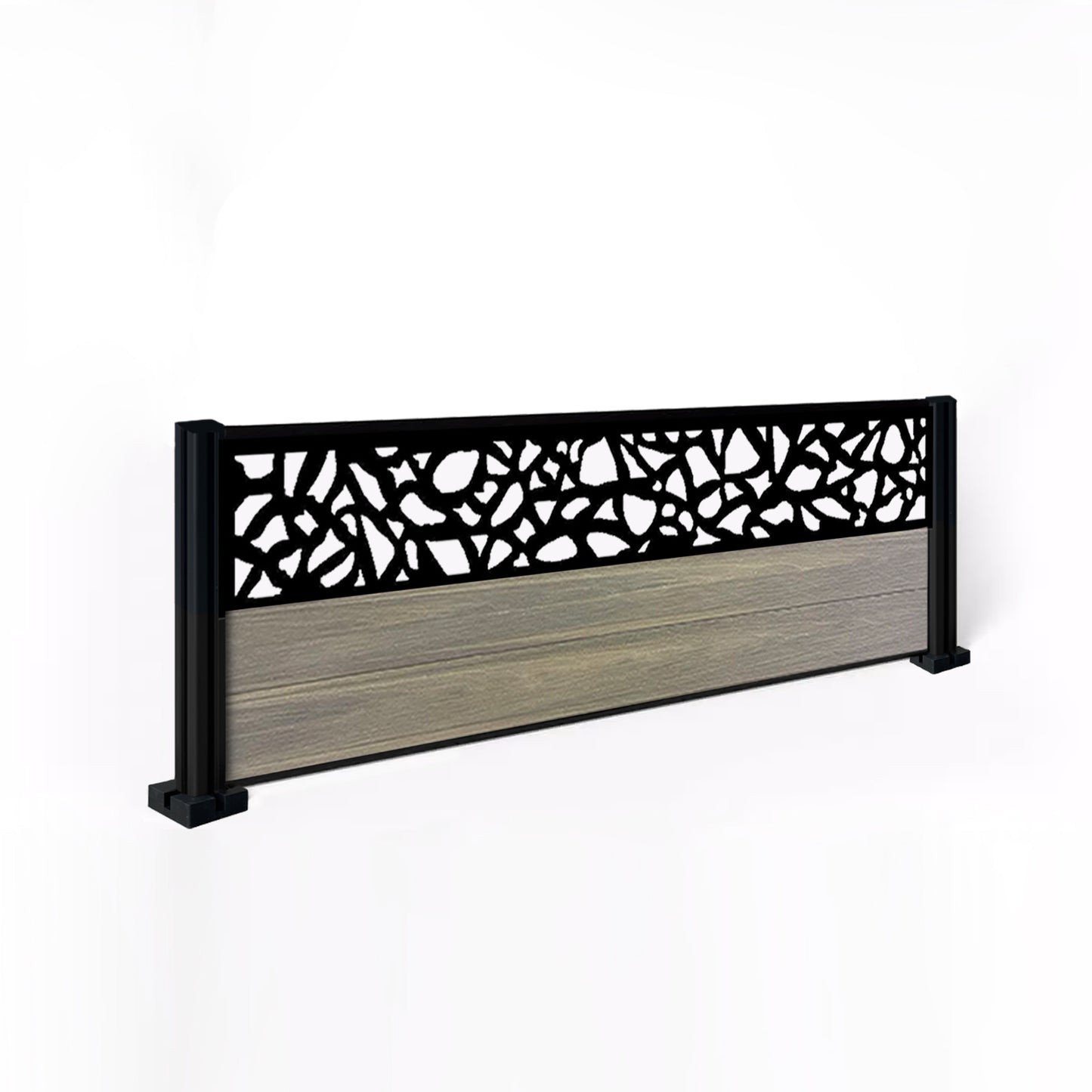 Composite Fence Kit - with Pebble Trellis