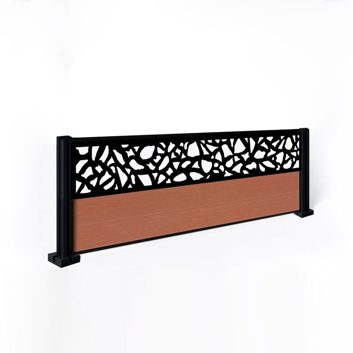 Composite Fence Kit - with Pebble Trellis