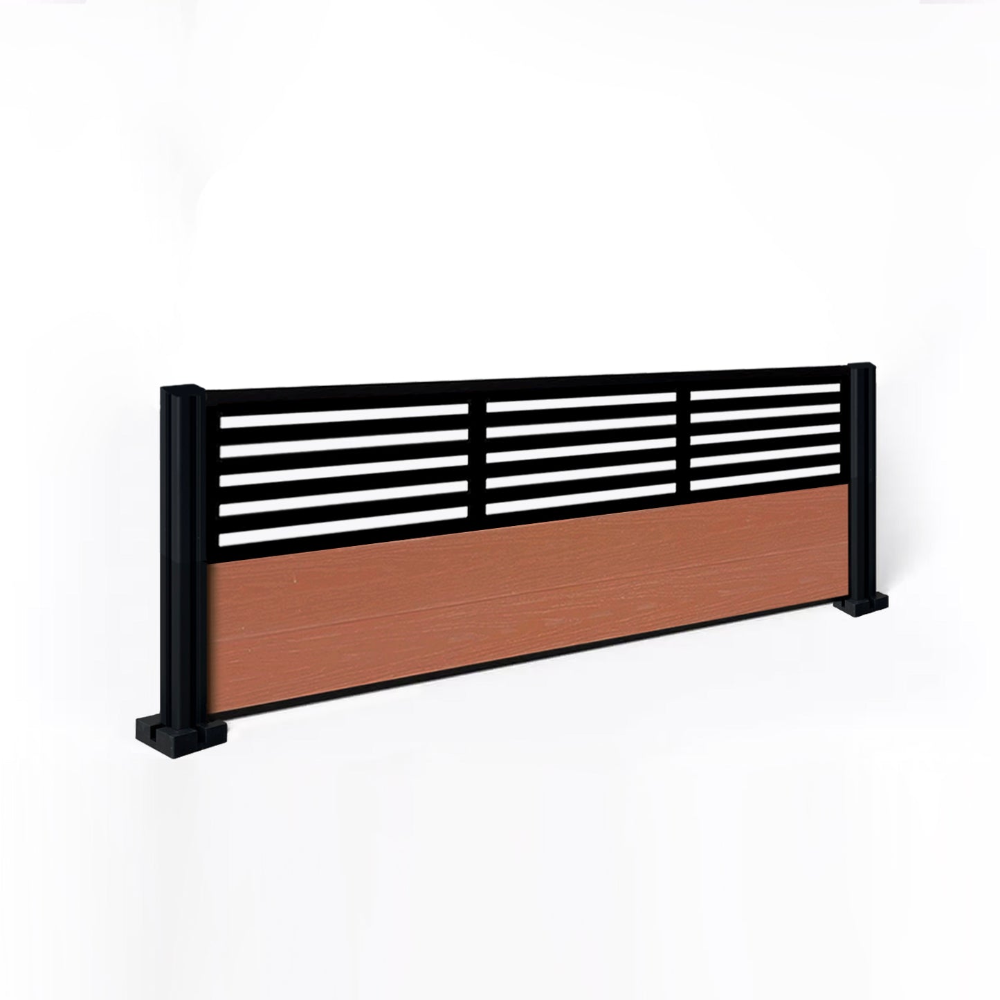 Composite Fence Kit - with Slat Trellis