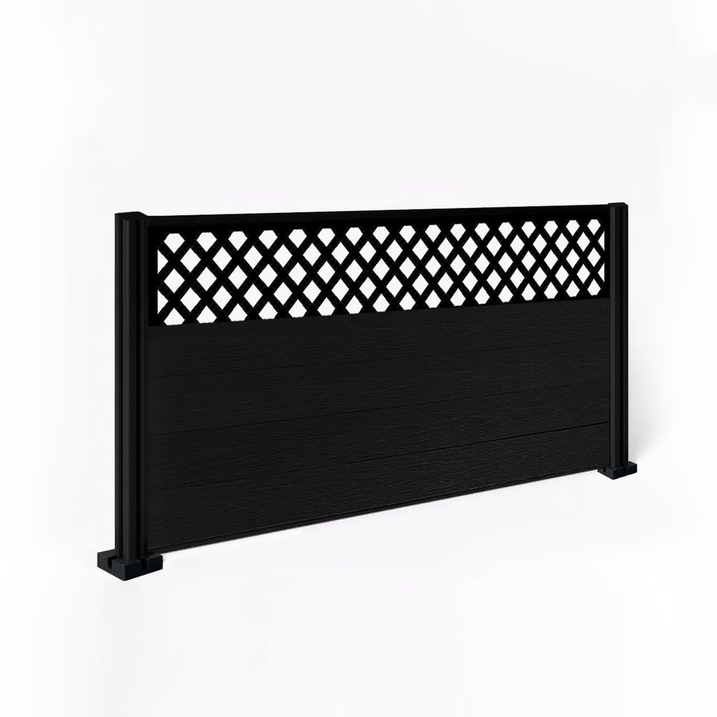 Composite Fence Kit - with Wave Trellis