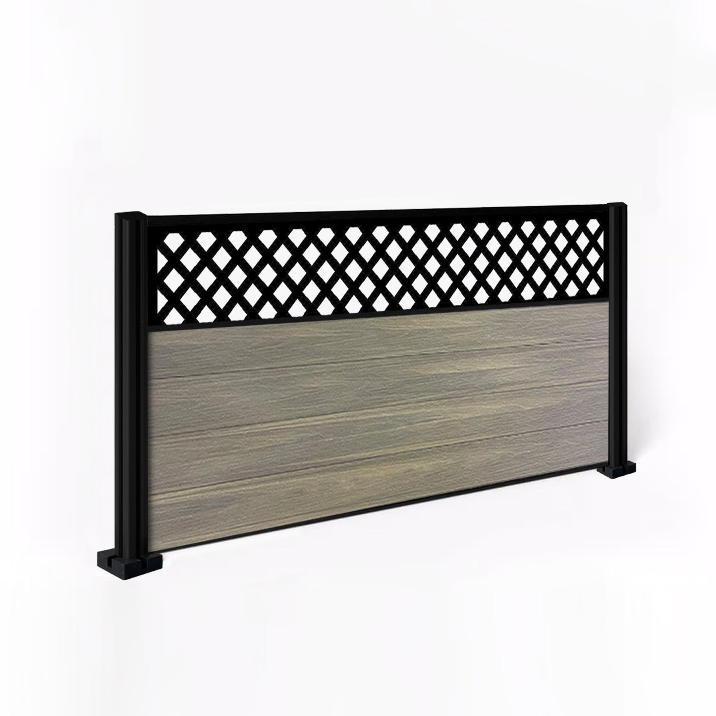 Composite Fence Kit - with Wave Trellis