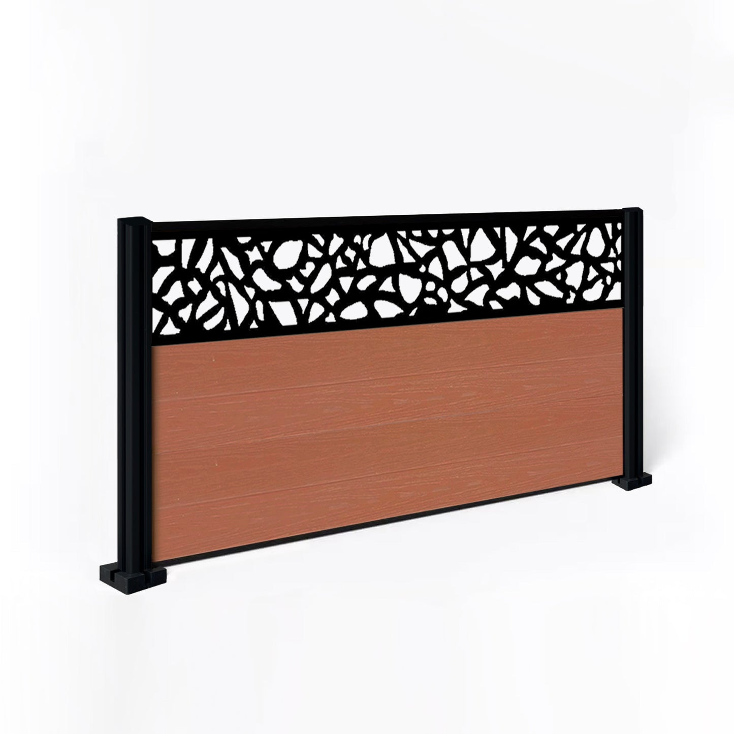 Composite Fence Kit - with Pebble Trellis