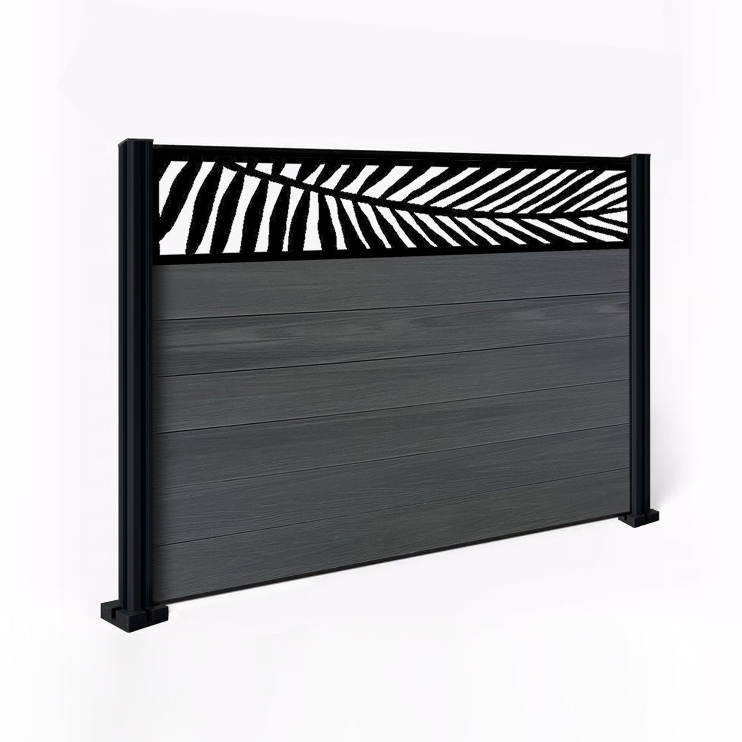 Composite Fence Kit - with Palm Trellis