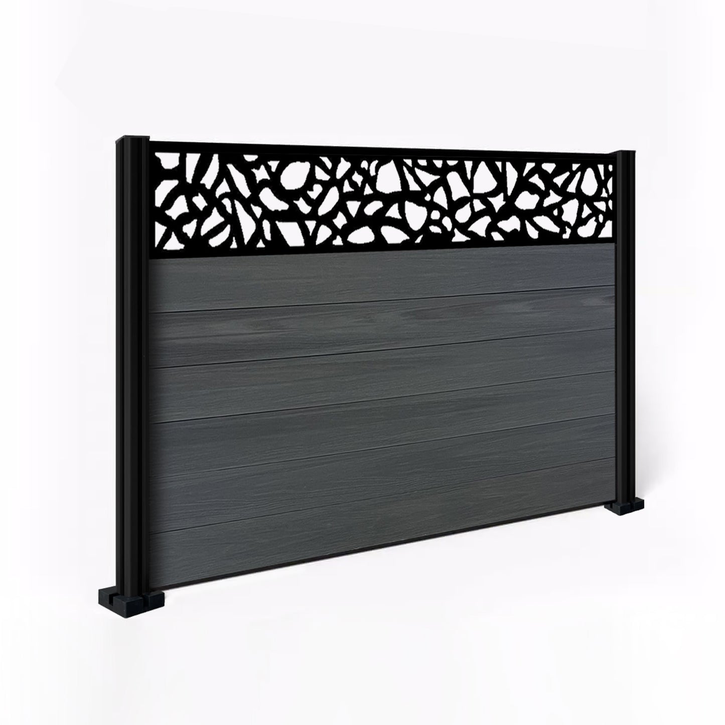 Composite Fence Kit - with Pebble Trellis