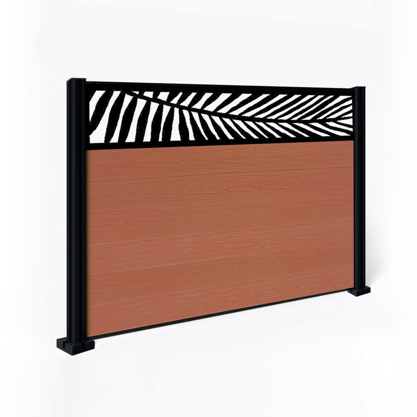 Composite Fence Kit - with Palm Trellis