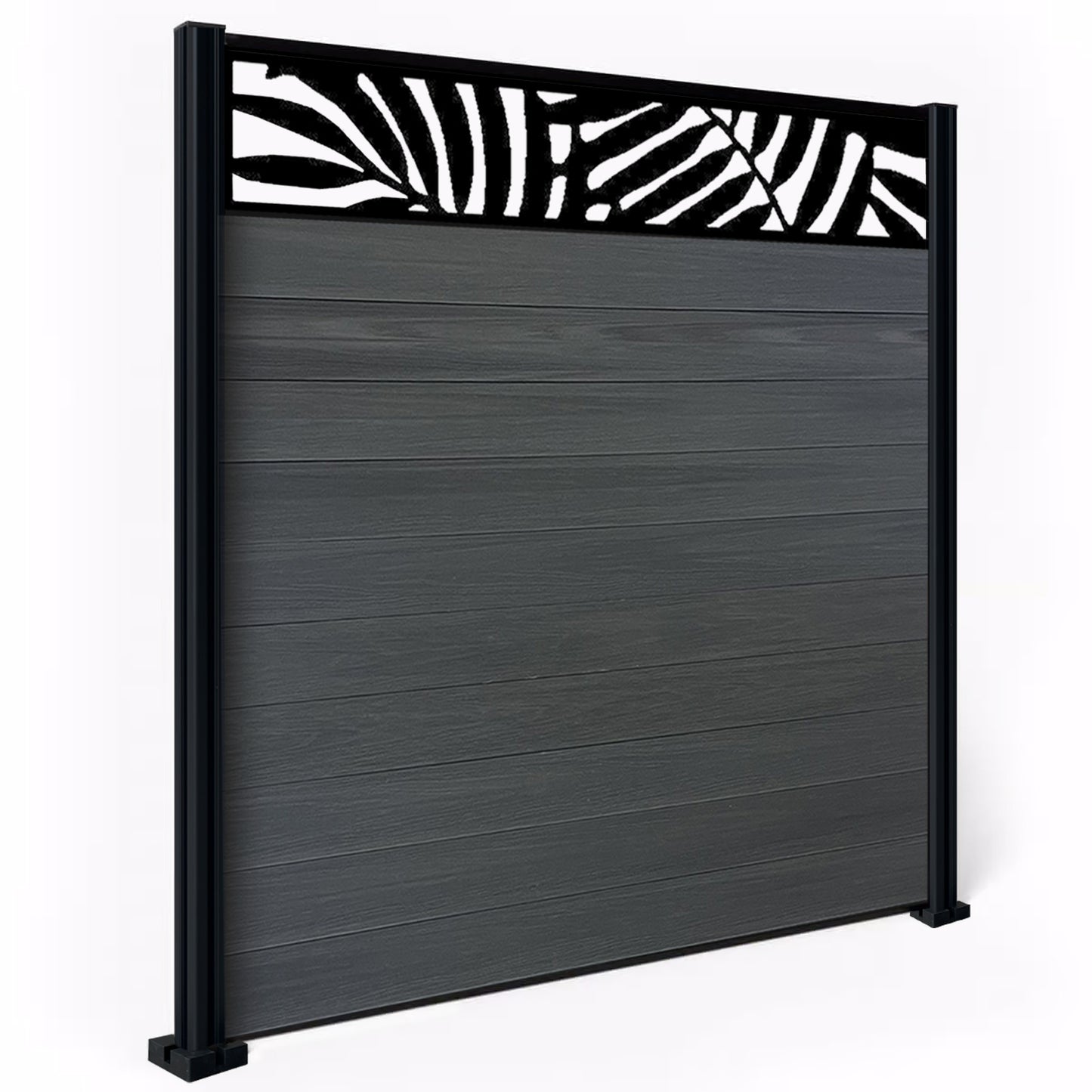 Composite Fence Kit - with Leafy Trellis