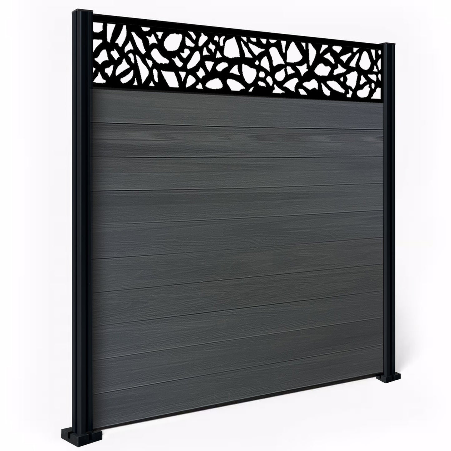 Composite Fence Kit - with Pebble Trellis