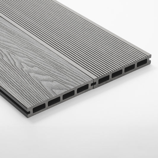 Composite Decking Boards - 3.6m - Light Grey - Classic Collection