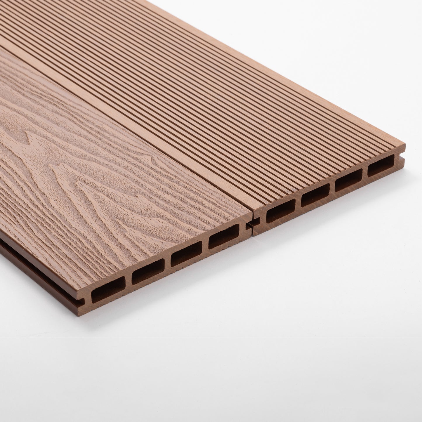 Composite Decking Boards - 3.6m - Teak - Classic Collection