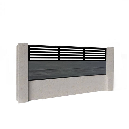 Composite Fence Kit - with Slat Trellis