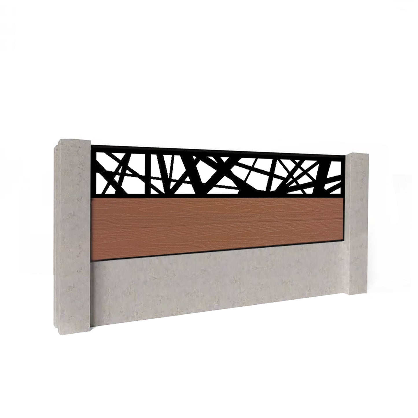 Composite Fence Kit - with Laser Trellis