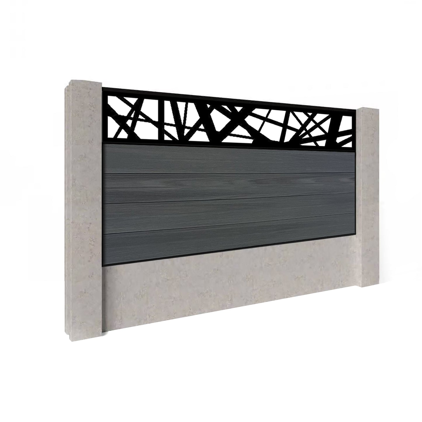 Composite Fence Kit - with Laser Trellis