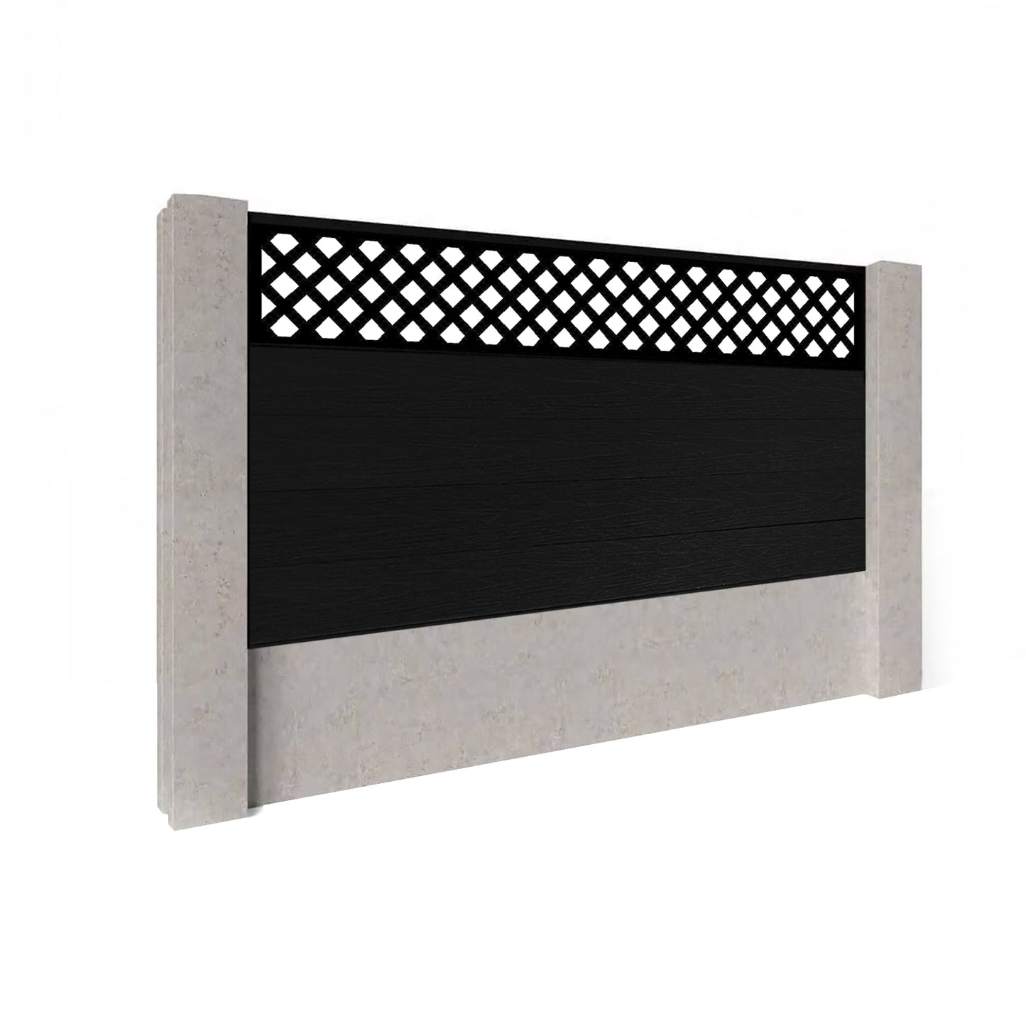 Composite Fence Kit - with Wave Trellis
