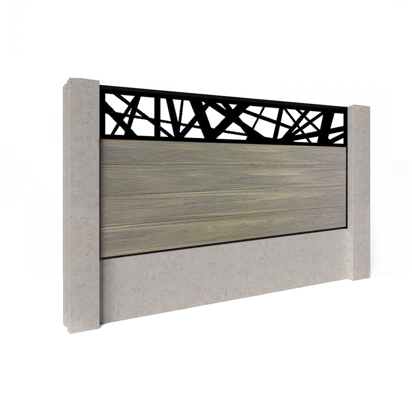 Composite Fence Kit - with Laser Trellis