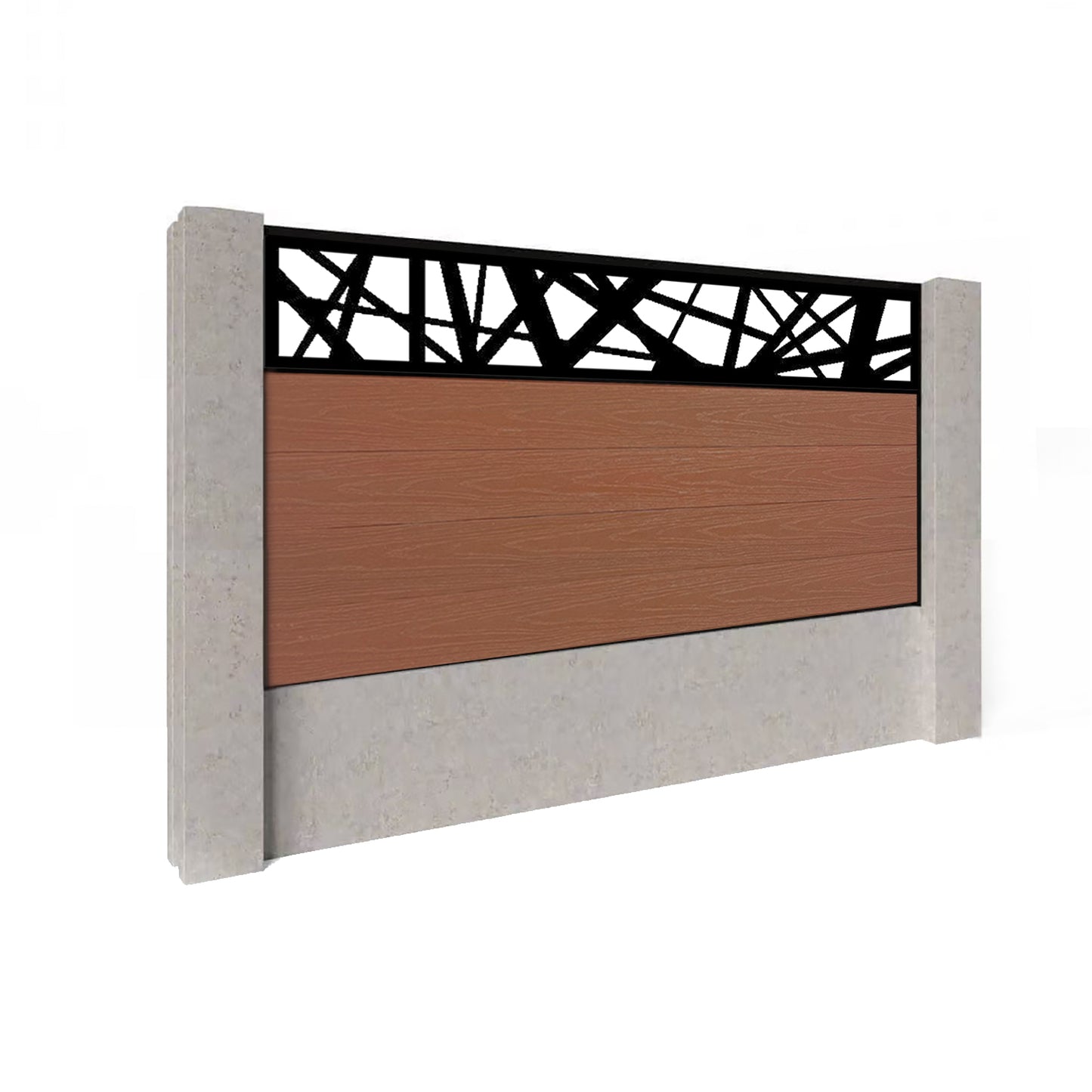 Composite Fence Kit - with Laser Trellis