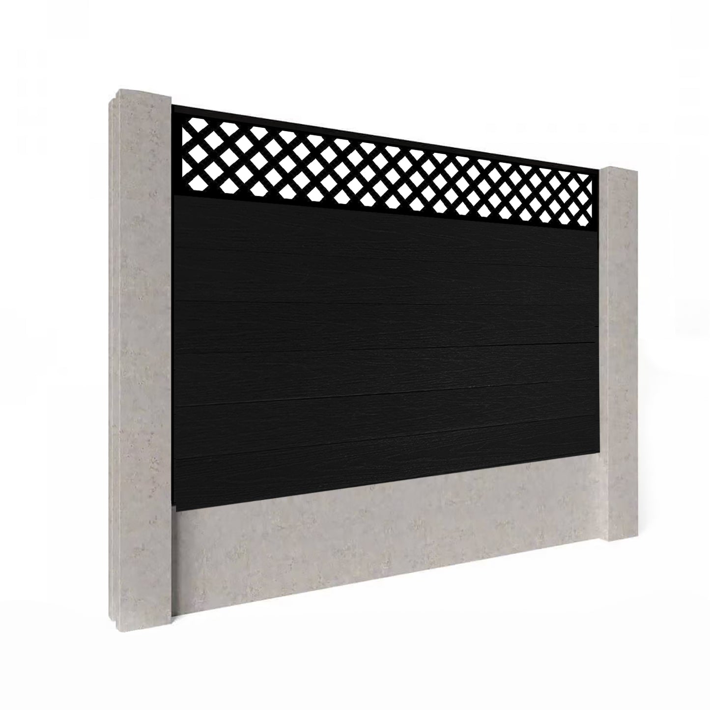 Composite Fence Kit - with Wave Trellis