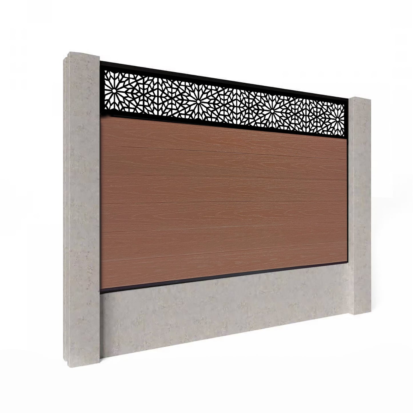 Composite Fence Kit - with Morocco Trellis