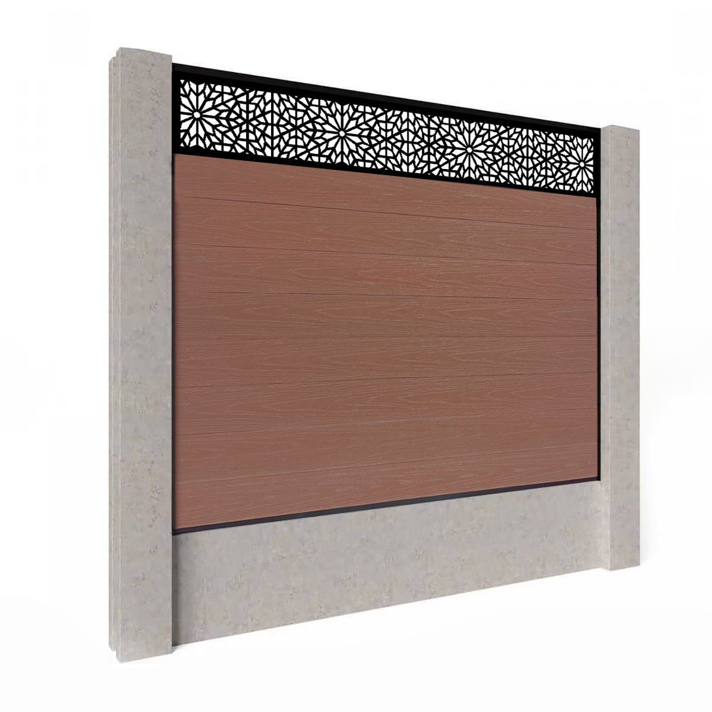 Composite Fence Kit - with Morocco Trellis