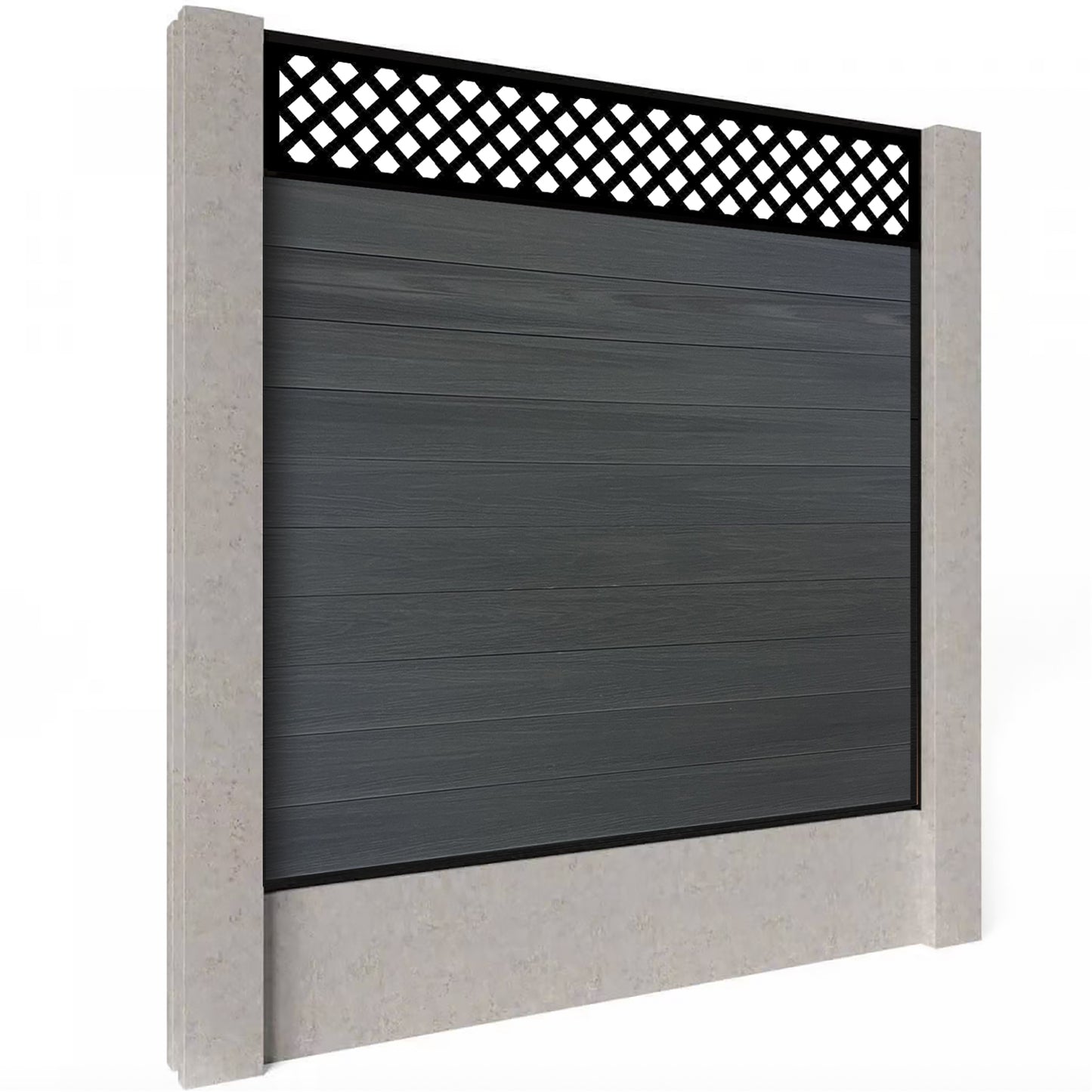 Composite Fence Kit - with Wave Trellis