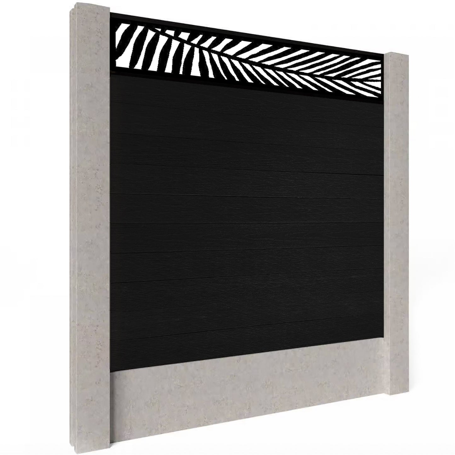 Composite Fence Kit - with Palm Trellis
