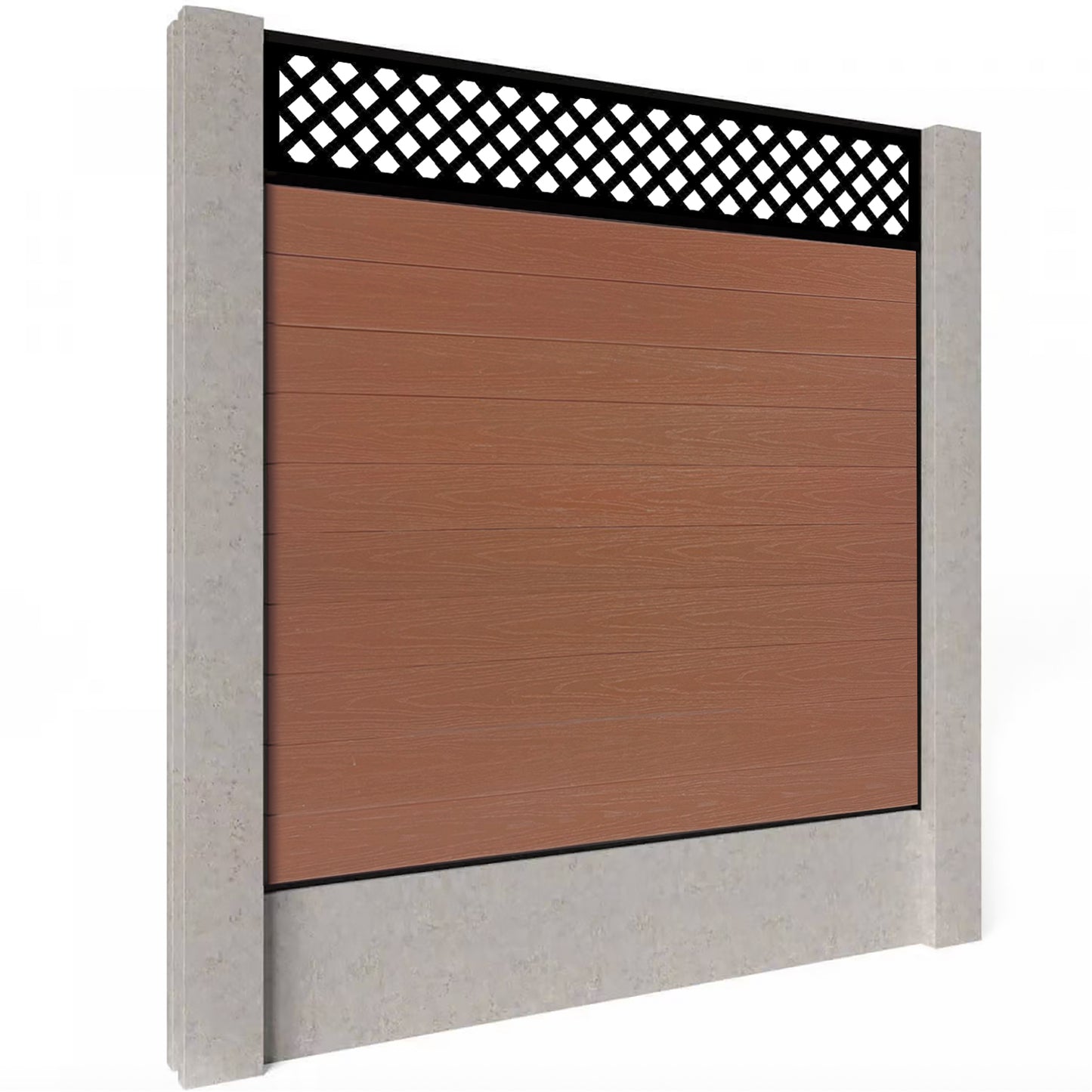 Composite Fence Kit - with Wave Trellis