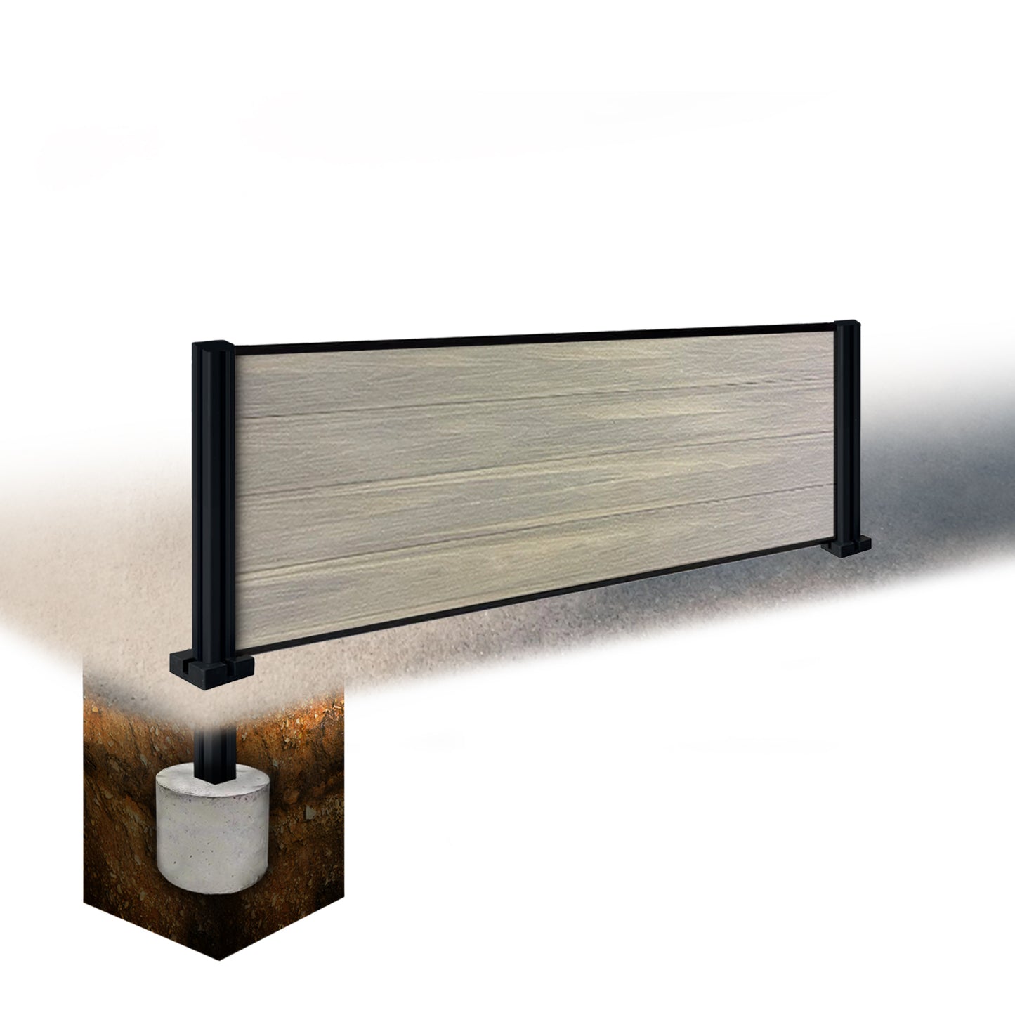 Composite Fence Kit - with all boards