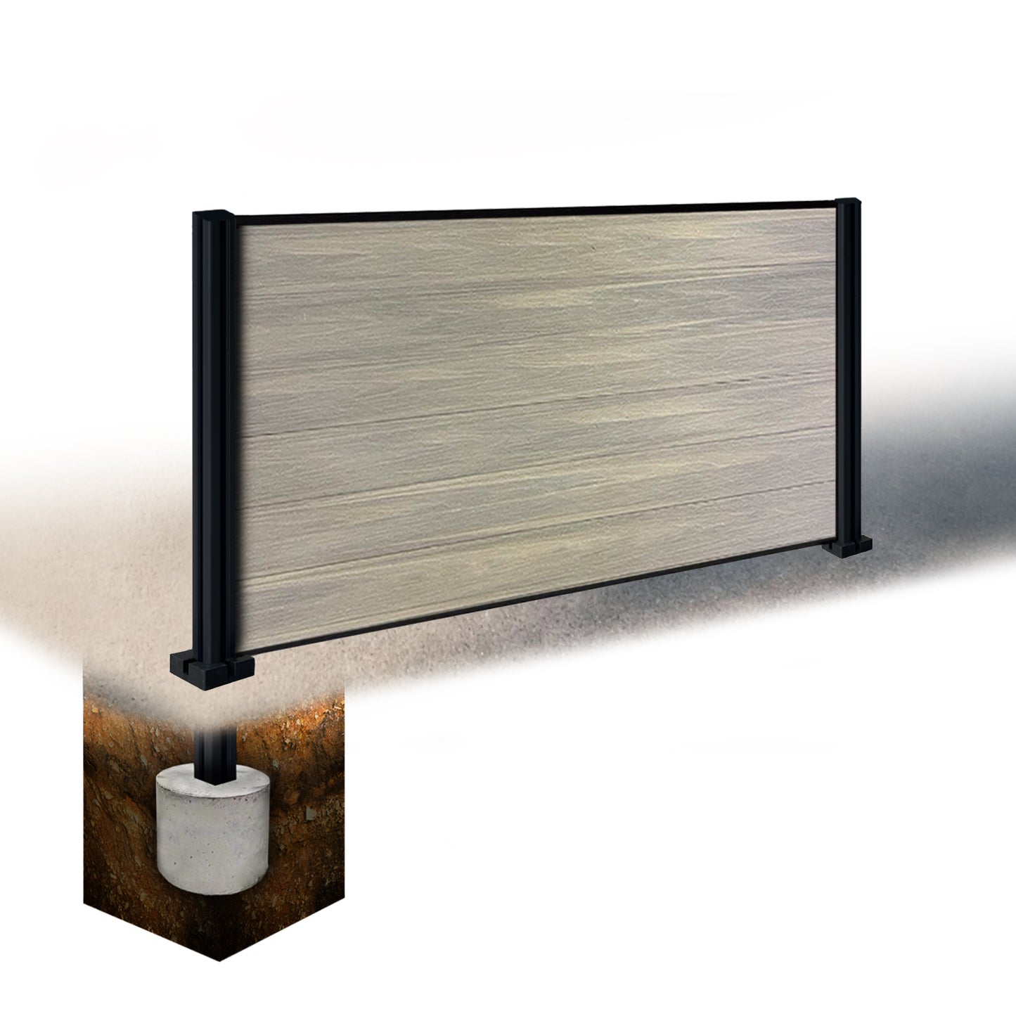 Composite Fence Kit - with all boards