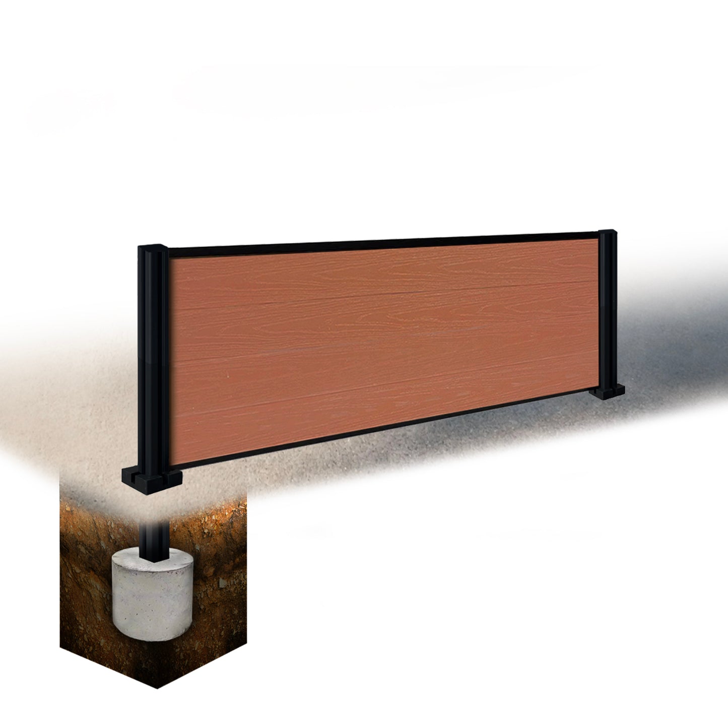 Composite Fence Kit - with all boards