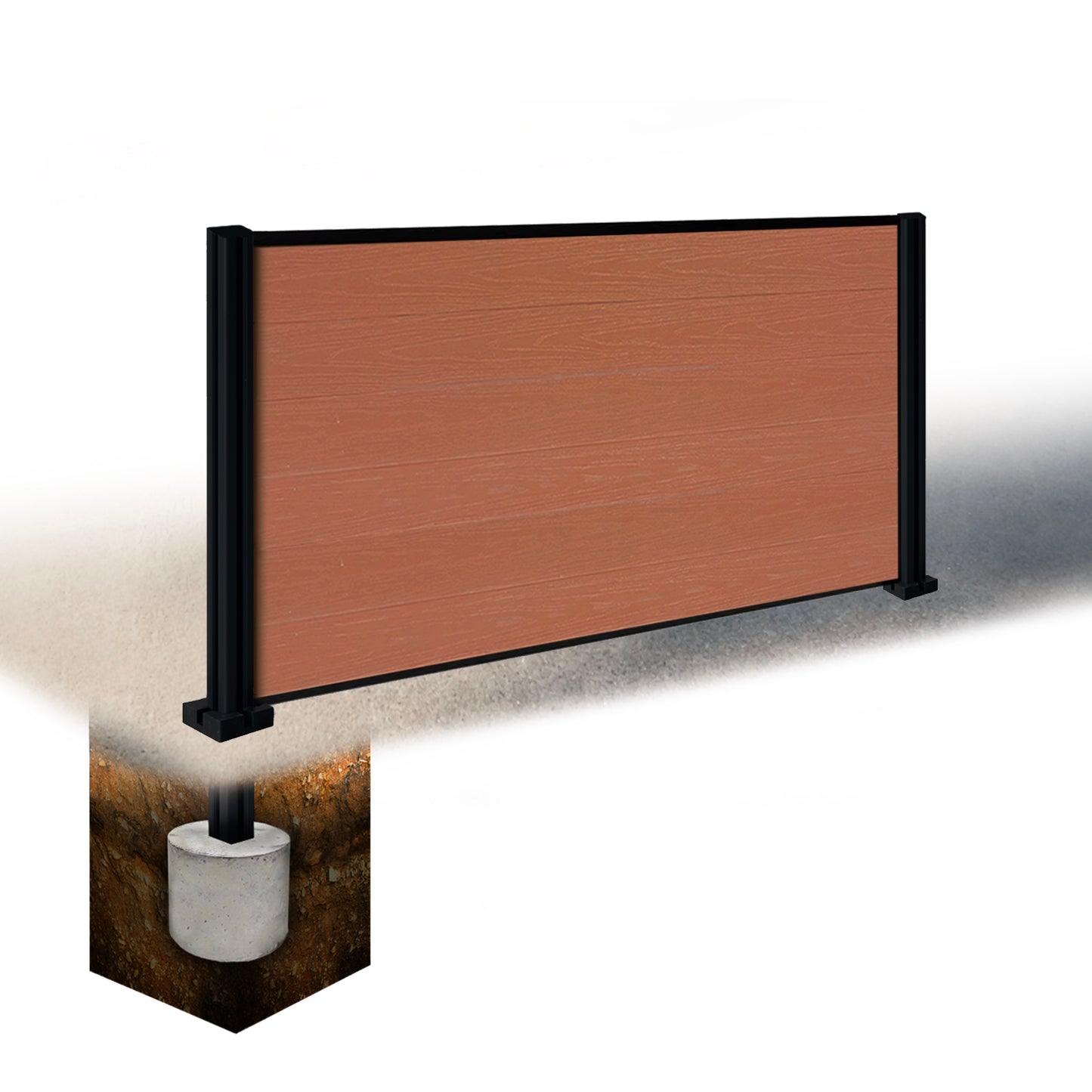 Composite Fence Kit - with all boards