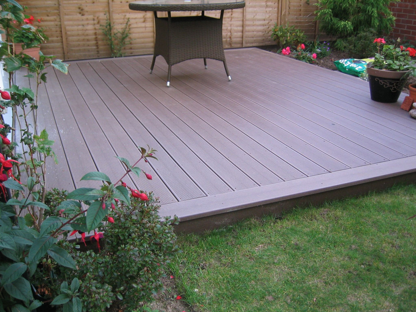 Composite Decking Kit with Light Weight Joist — Complete Durable Outdoor Decking System