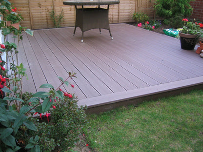 Composite Decking Kit with Light Weight Joist — Complete Durable Outdoor Decking System