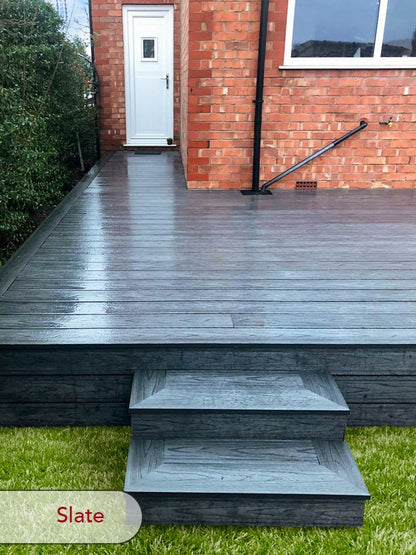 Capped WPC Compsotie Decking kit Premium quality including Joists & Fixings